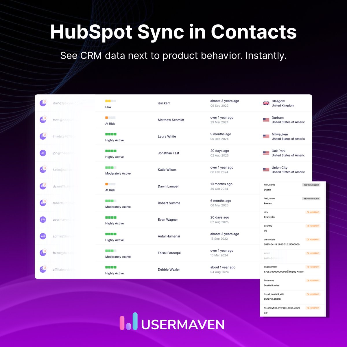 usermaven's tweet image. ✨ What’s new in Usermaven: 

→ White-label workspaces
→ HubSpot sync w/ attributes
→ REST API automation
→ Faster Segments
→ Redesigned Trends
→ Defaults + safety checks

Smarter insights start here. 🚀

Full release: updates.usermaven.com/announcements