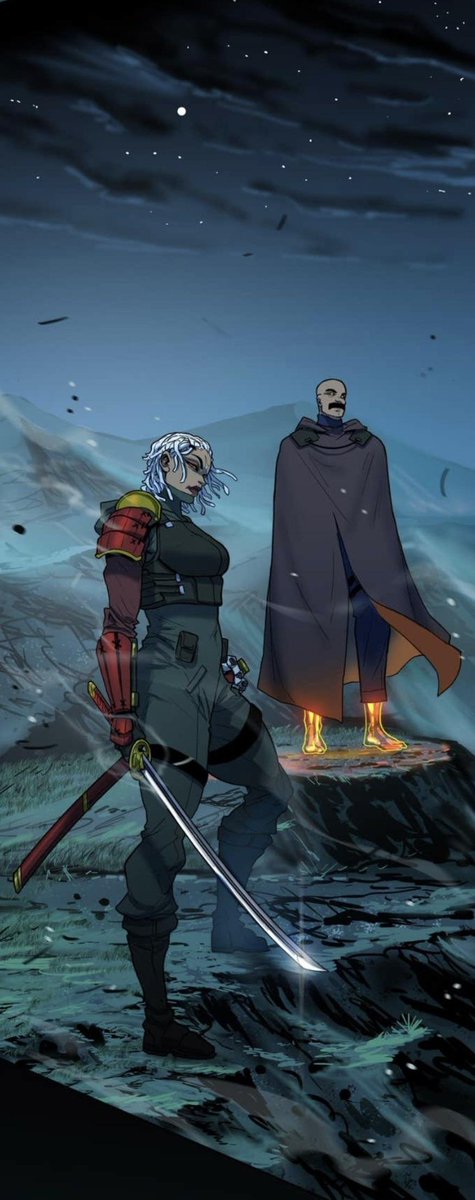 nickeem_boyce's tweet photo. Andrea makes me wanna bark whenever I see her on screen 🐶🥵 Also peep bald head nonchalant final boss in the back racking up aura points 🔥🥶
#Ordealwebtoon #Ordeal #Ep145
#AndreaThomas #IanHoff https://t.co/mjOzp7oV2E