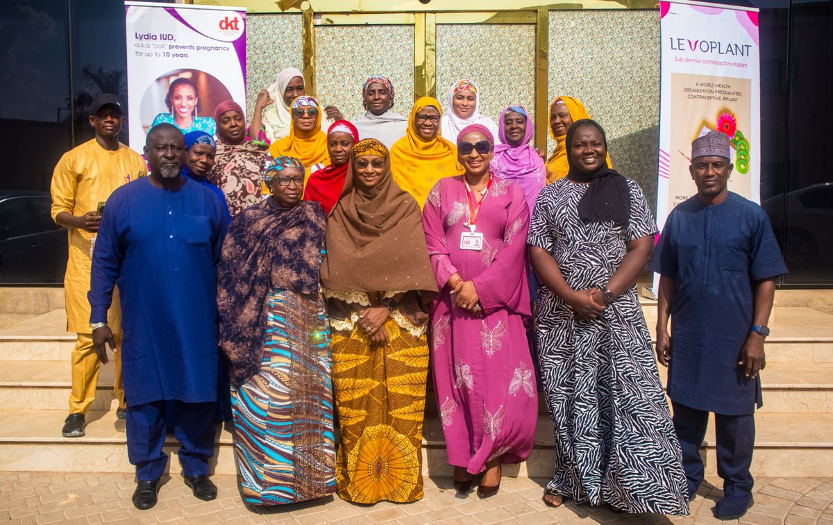 Last week, DKT Nigeria, in partnership with Kano State Ministry of Health and the state Primary Health Care Development Agency, successfully concluded a Training of Trainers (TOT) program in Kano State. #FamilyPlanning #CapacityBuilding #Kano #dktnigeria