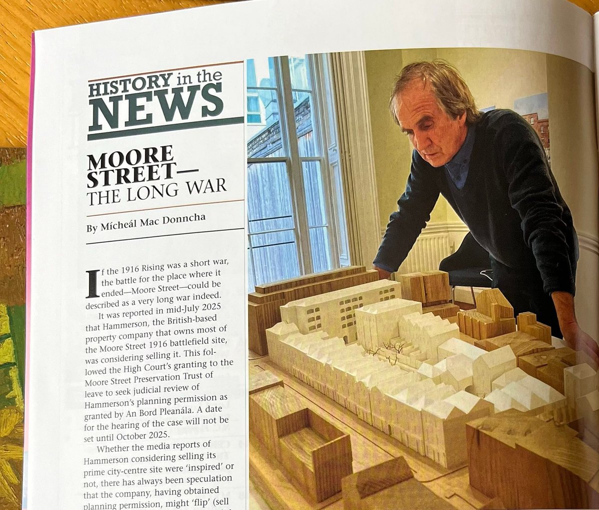 There’s a two-page news feature on Moore Street in the latest issue of History Ireland. 

Available in newsagents or order online.