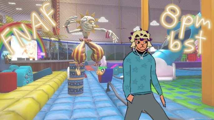 Tonight at 8pm bst Im continuing pkaying fnaf security breach!!