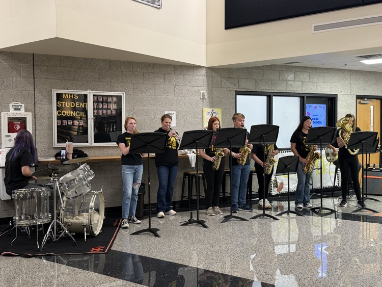 Huge thanks to the Milan High School Jazz Band for kicking off our Friday with some amazing music! 🎶