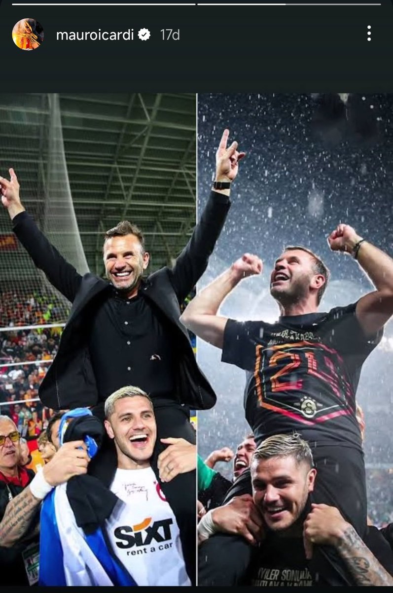 ❌ Jorge Jesus 
❌ Rıza Çalımbay
❌ Şenol Güneş
❌ FernandoSantos
❌ Abdullah Avcı
❌ Giovanni VanBronckhorst
❌ Burak Yılmaz
❌ NenadBjelica
❌ İsmail Kartal
❌ Ole Gunnar Solskjaer
❌ Jose Mourinho
😎Ben Okan Buruk!Her sene enaz 2  hoca yiyorum:)
Ve yıne İcardi bildiğimizgibi:)