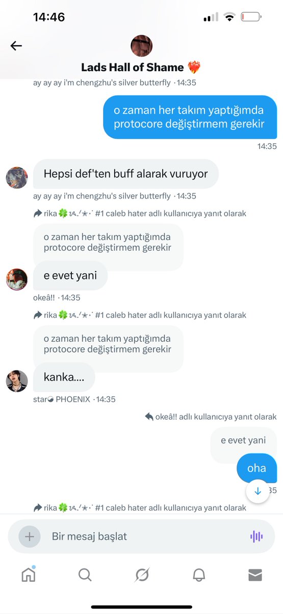 oyunda 5. ayım ve konuşmam böyle