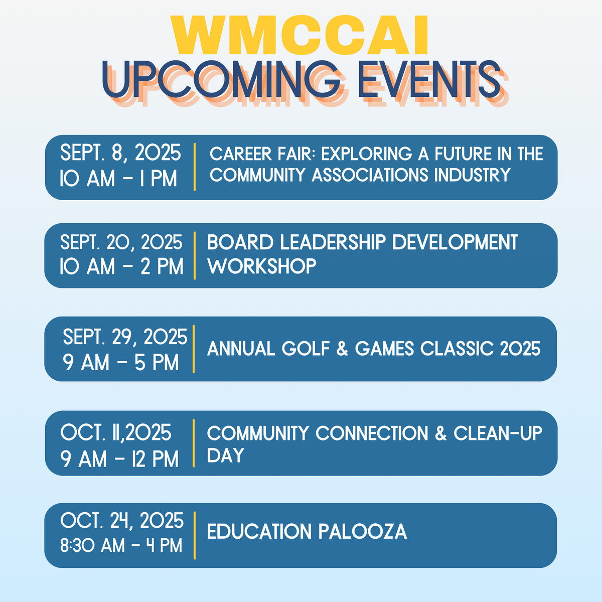 ✨Have You Registered? ✨

There’s no shortage of opportunities to learn, connect, and have fun with our community. 🌟

👉 Explore what’s coming up: caidc.org/events

We can’t wait to see you at an upcoming event!