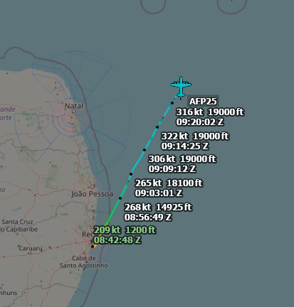 🟥Hoje (29/08) o P-3C saiu de 🇧🇷Aeroporto Internacional do Recife-Guararapes direto para 🇨🇻Aeroporto Internacional Amílcar Cabral

P-3C CUP+ "🇵🇹AFP25" #497C97 (14807)