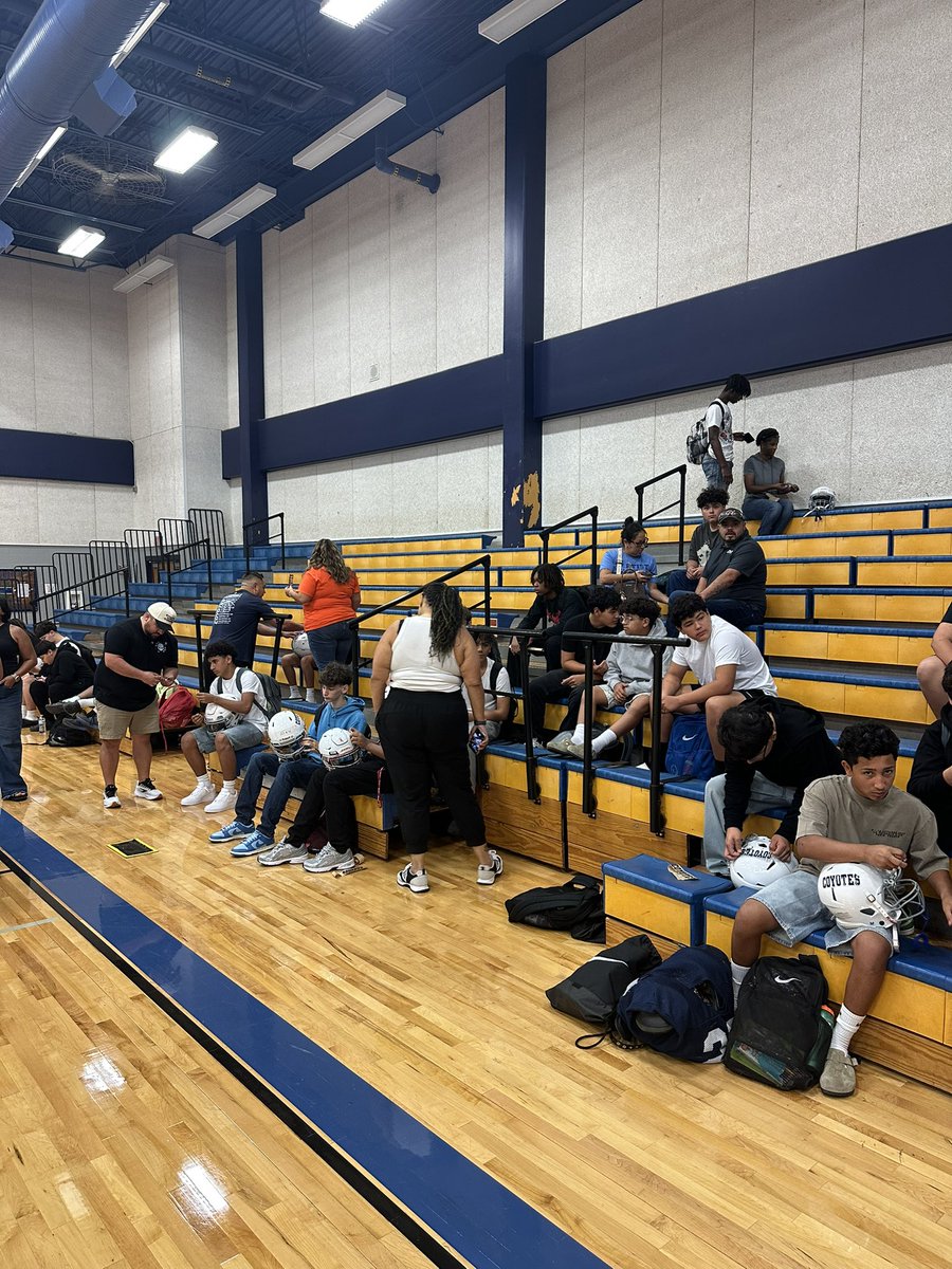 Decals on, time to get to work! Thank you parents for your support. <a href="/NISDConnally/">Connally Coyotes</a>