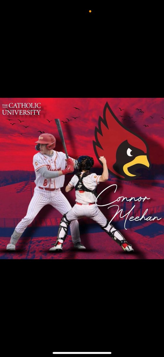 Congrats to <a href="/ConnorMeehan25/">Connor Meehan 2026</a> for committing to continue his education in the fall ⁦<a href="/CatholicU_BSB/">Catholic U. Baseball</a>⁩ ⁦<a href="/axcessbaseball/">Axcess Baseball LI</a>⁩ ⁦<a href="/d3baseball/">D3baseball</a>⁩ ⁦<a href="/ABCA1945/">ABCA</a>⁩ ⁦<a href="/CAAConference/">CAA Conference</a>⁩ ⁦<a href="/ptwsports/">Play to Win (PTW)</a>⁩ ⁦<a href="/SShoreCrawfish/">Craw</a>⁩