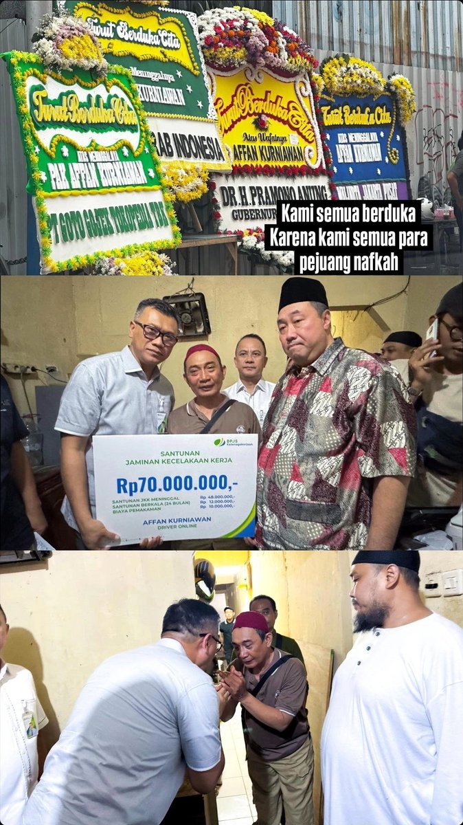 MuhRichard's tweet photo. @txtdrjkt Info tambahan, karena beliau meninggal ketika Sedang Bekerja dan terdaftar aktif sebagai peserta BPJS Ketenagakerjaan.

Maka, santunan Jaminan Kematian atas Kecelakaan Kerja menjadi hak untuk ahli warisnya. https://t.co/kuZrvwT2qT