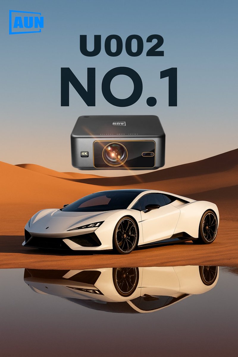 aun_projector's tweet image. Power. Precision. Performance. 🚀 The AUN U002 – NO.1 in 4K projection, just like the supercar of projectors. 🔥 #AUNProjector #4KExperience #NextLevelEntertainment