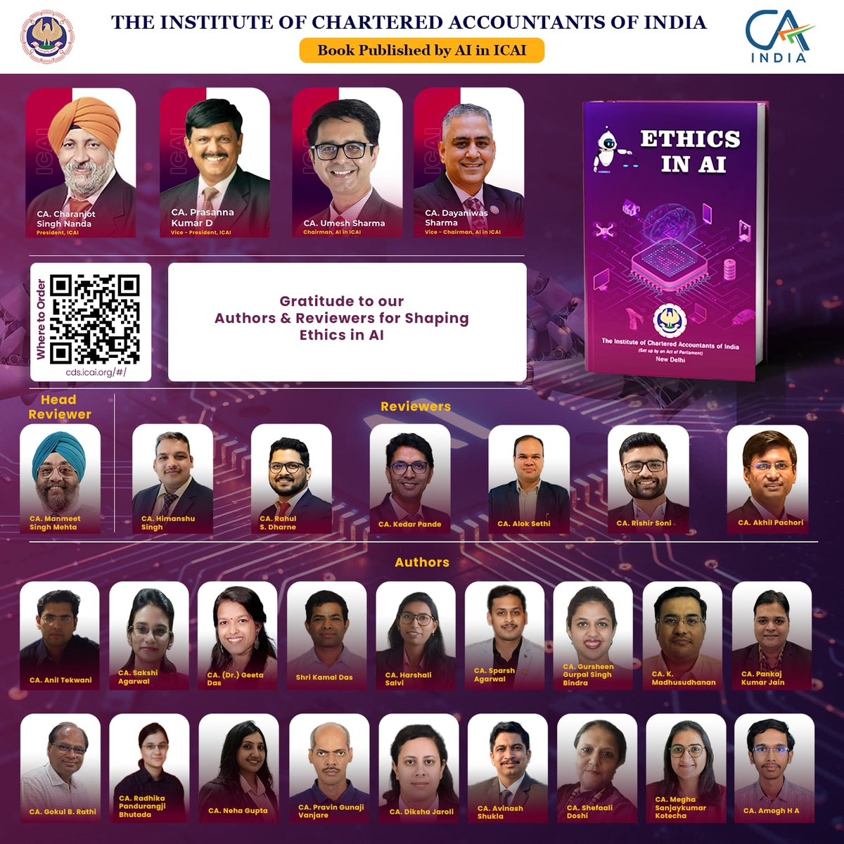 AI in ICAI tweet media