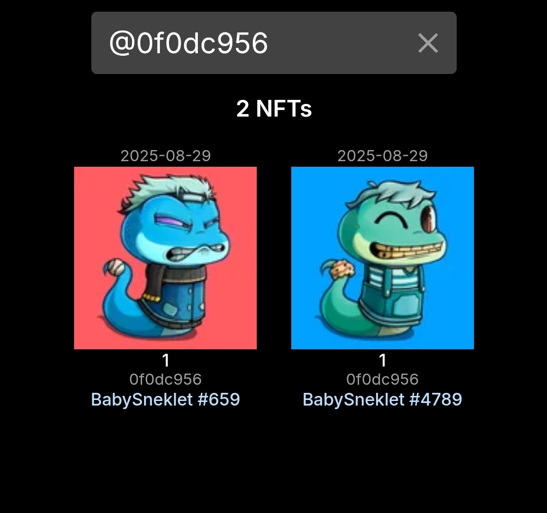 Yesterday we minted 2 <a href="/babysneklets/">BabySneklets</a> to add to our new prize section were about to unveil on fleshino.com.
What other #Cardano #CNFT should we add to the list? 
#memecoin #NFTs #FLESHino #CryptoTrading <a href="/AdaBrooksie/">BROOKSIE</a>