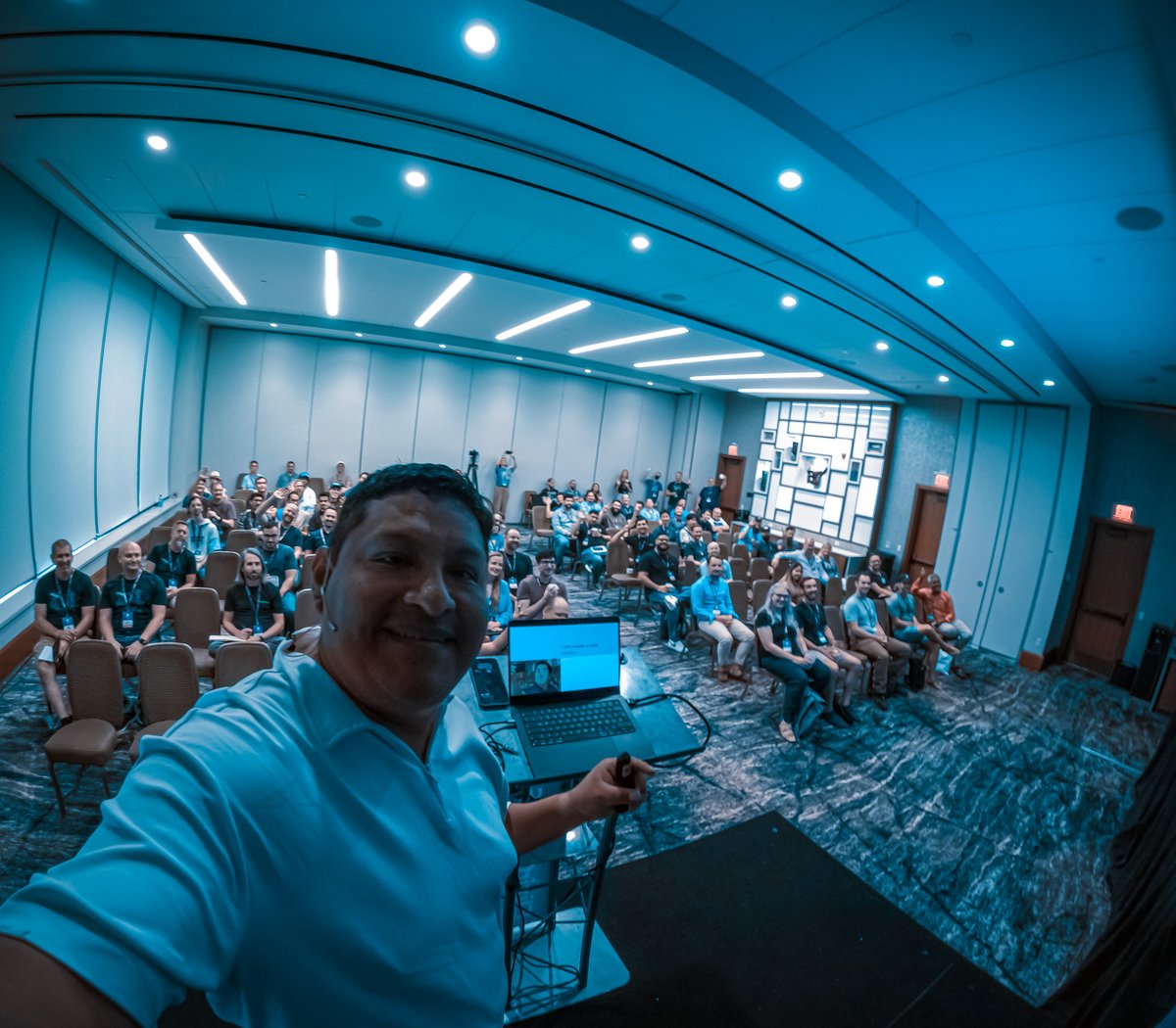 misaelpc's tweet image. Still buzzing from sharing at @ElixirConf 
Talking about how the BEAM turns complexity into clarity (and speed!) was pure joy. Thanks to everyone who joined and explored how far we can push distributed workers #Beam #ElixirConfUS  #myelixirstatus