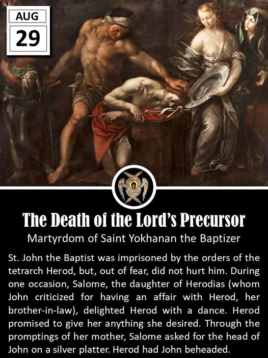 The Memorial of the Martyrdom (Passion) of Saint John the Baptist, observed annually on August 29, stands as a poignant reminder in the Christian liturgical calendar of the ultimate cost of prophetic witness. Saint John, often referred to as Yokhanan the Baptizer in Eastern