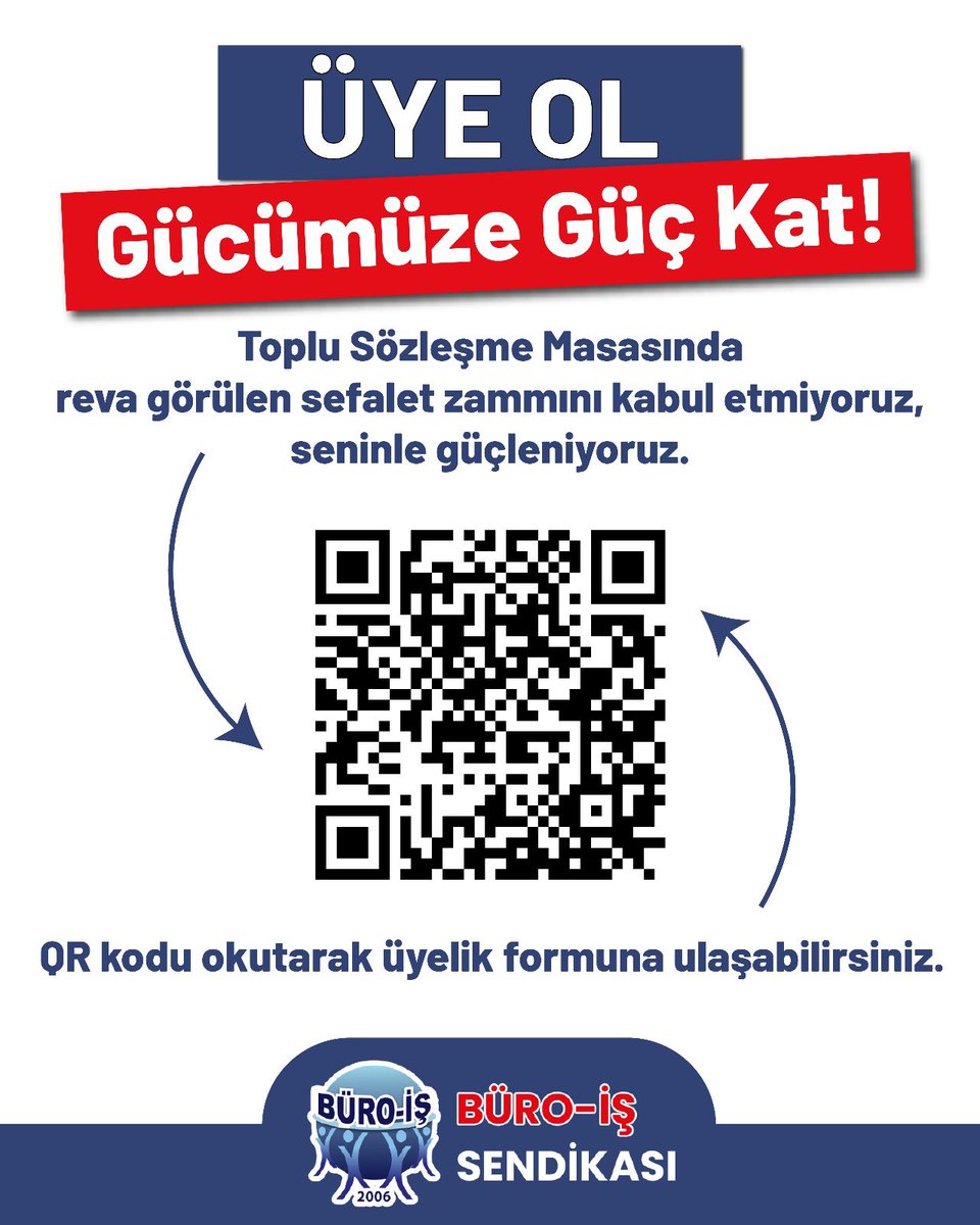 buroissendikasi's tweet photo. 👉 Kamu emekçilerini toplu sözleşme masasında satanlara, bize sefalet zammını reva görenlere boyun eğmiyoruz!
👉 Üye Ol, Gücümüze Güç Kat✊

#büroiş #memur #memurlar #kamu #toplusözleşme https://t.co/5s89CVIZZI