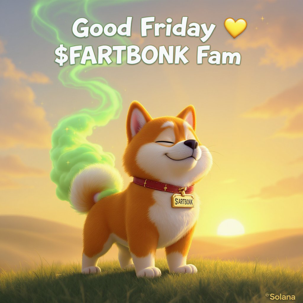 fartbonkSol's tweet photo. 🙏 Good Friday, FARTBONK fam 🙏

A day to pause, reflect, and be grateful ❤️
For us — it’s about patience, faith, and community.
Step by step, fart by fart 💨🐶, the moon is waiting 🌕🚀

Stay blessed, stay strong, and keep building together.

📜 CA: FotHVtKqMDt6FpuRVfchY7cMJta1QUHmQkCnKEjbonk
📊 Chart: https://t.co/N0086xDfUi
👥 TG: https://t.co/FqPJQtrc2s

#FARTBONK #GoodFriday #CryptoCommunity #1000xGem