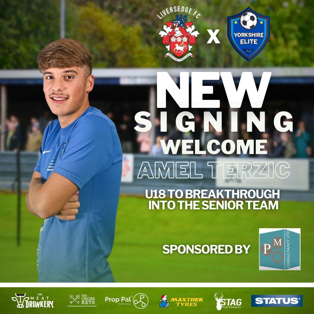 🚨 Amel Earns Senior Team Call-Up! 🚨 

We’re delighted to announce that Amel Terzic has earned his first senior call-up with Liversedge FC 🙌

Amel has impressed in training and shown his quality across our U18s and U23s. With his attacking flair, front-foot style, and fantastic