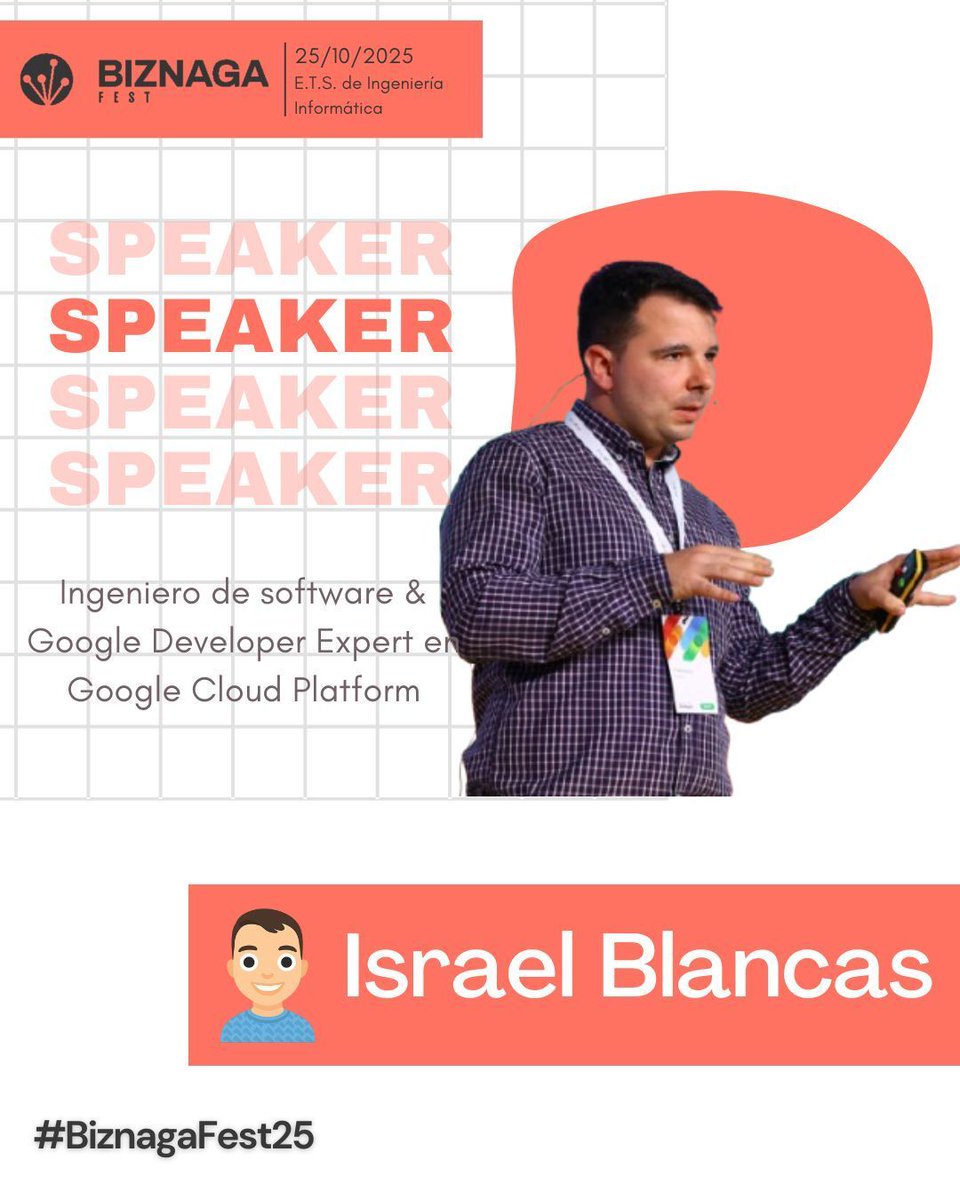 BiznagaFest's tweet image. 🎙️Speaker confirmado: @iblancasa
🧠Ingeniero de software en Coralogix, Google Developer Expert en Google Cloud, Grafana Champion.
💭Nos hablará sobre observabilidad, cloud y su experiencia como mantenedor en OpenTelemetry.
🗓️25 de octubre
🎟️Entradas disponibles
#BiznagaFest