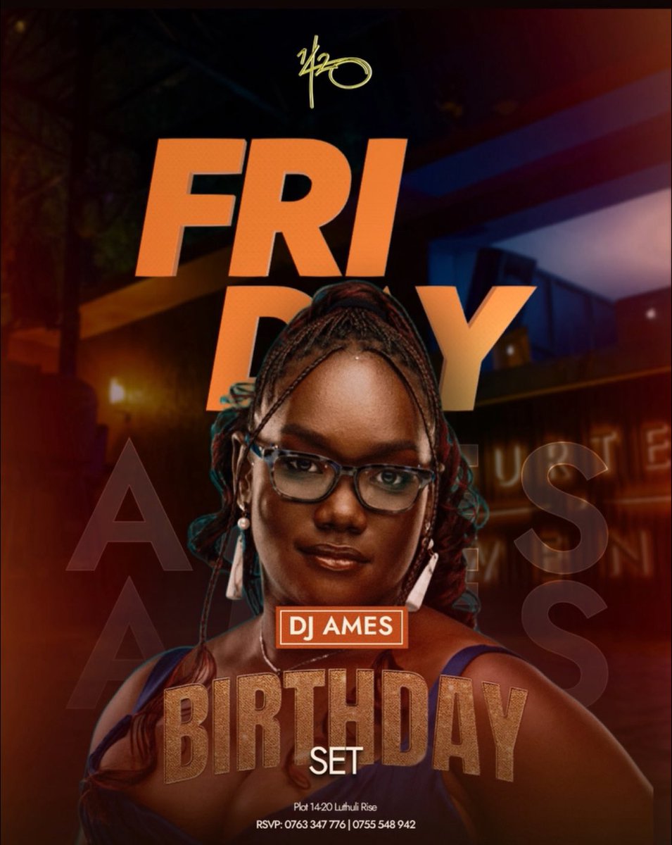 Ssese Nation (@ssesenation) on Twitter photo You know that <a href="/dj_ames_/">Amanda Othembi Sasha🇺🇬</a>' birthday set is going to hit different 👸🏿
Let's kick off the weekend at <a href="/fourteentwenty0/">Fourteen Twenty</a> with the birthday girl alongside your faves <a href="/DJ_Ssese/">Uncle DJ</a>, <a href="/selectajeff/">SELECTA JEFF</a>, <a href="/djvanss_/">DJ VansS🇺🇬</a> and <a href="/deejay_alza/">DJ Alza</a> for a great Friday night to kick start your wrrkend. See you there! You know that <a href="/dj_ames_/">Amanda Othembi Sasha🇺🇬</a>' birthday set is going to hit different 👸🏿
Let's kick off the weekend at <a href="/fourteentwenty0/">Fourteen Twenty</a> with the birthday girl alongside your faves <a href="/DJ_Ssese/">Uncle DJ</a>, <a href="/selectajeff/">SELECTA JEFF</a>, <a href="/djvanss_/">DJ VansS🇺🇬</a> and <a href="/deejay_alza/">DJ Alza</a> for a great Friday night to kick start your wrrkend. See you there!