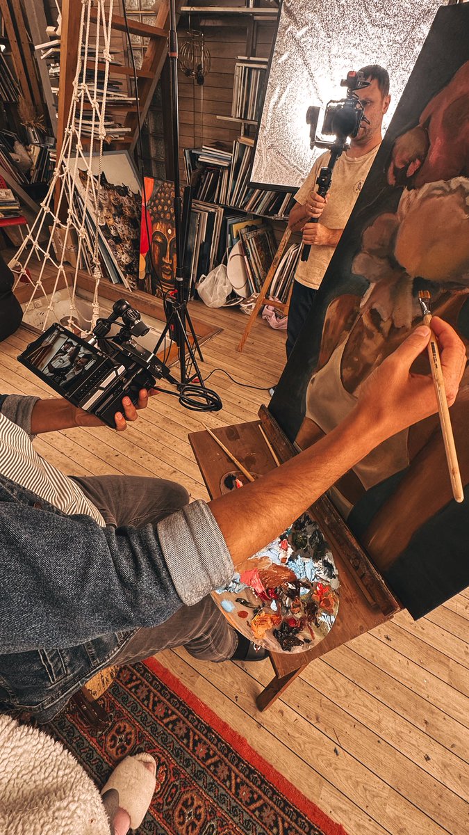 Gm fam! We're producing a film today🎬 #NFTCommunity