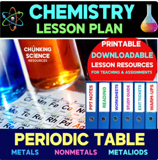 🚀 Periodic Table made SIMPLE &amp; ENGAGING! #PeriodicTable #LessonPlan Bundle -6 Resources teacherspayteachers.com/Product/Period… #HighSchoolChemistry #NGSSChemistry #BackToSchool   #ChemistryReview #ChemistryResources #ScienceTeachers