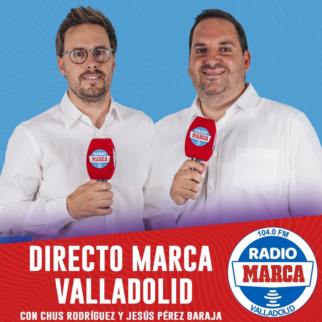 MARCA VALLADOLID (@marcavalladolid) on Twitter photo 🎙 Desde ya y hasta las 15.00 horas, suena nuestro #DMValladolid con <a href="/jesus_pucela/">Jesús Pérez Baraja</a>
👉 Actualidad del <a href="/realvalladolid/">Real Valladolid C.F.</a> y del deporte vallisoletano en:
📻 104.0 FM
📱 APP para iOS y Android
💻 radiomarcavalladolid.com 🎙 Desde ya y hasta las 15.00 horas, suena nuestro #DMValladolid con <a href="/jesus_pucela/">Jesús Pérez Baraja</a>
👉 Actualidad del <a href="/realvalladolid/">Real Valladolid C.F.</a> y del deporte vallisoletano en:
📻 104.0 FM
📱 APP para iOS y Android
💻 radiomarcavalladolid.com