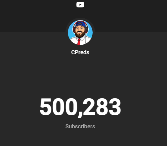 Hit 500K subs on YouTube early this AM!! Thanks to everybody who has been watching &amp; supporting the channel 🤝