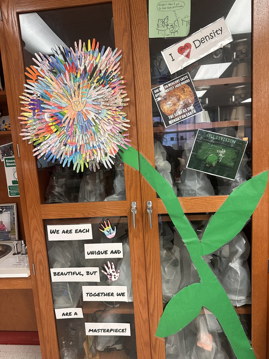 Team homework was worth it… look how cool our 25-26 “hands” look joined TOGETHER!!!