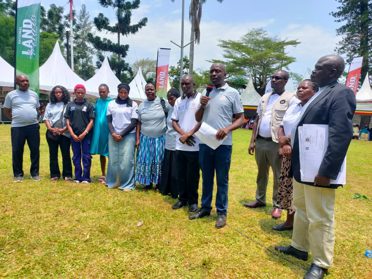 ACTOGETHER UGANDA (@actogetherug) on Twitter photo Hon. Dr. Sam Mayanja @drsam_mayanja, Minister of Lands and Guest of Honour, has officially awarded the people of Mbale City with 1,155 Certificates of Customary Ownership (CCOs) — a major step towards land security and empowerment!
#Landawarenessweek2025
#DignifiedUrbanLife Hon. Dr. Sam Mayanja @drsam_mayanja, Minister of Lands and Guest of Honour, has officially awarded the people of Mbale City with 1,155 Certificates of Customary Ownership (CCOs) — a major step towards land security and empowerment!
#Landawarenessweek2025
#DignifiedUrbanLife