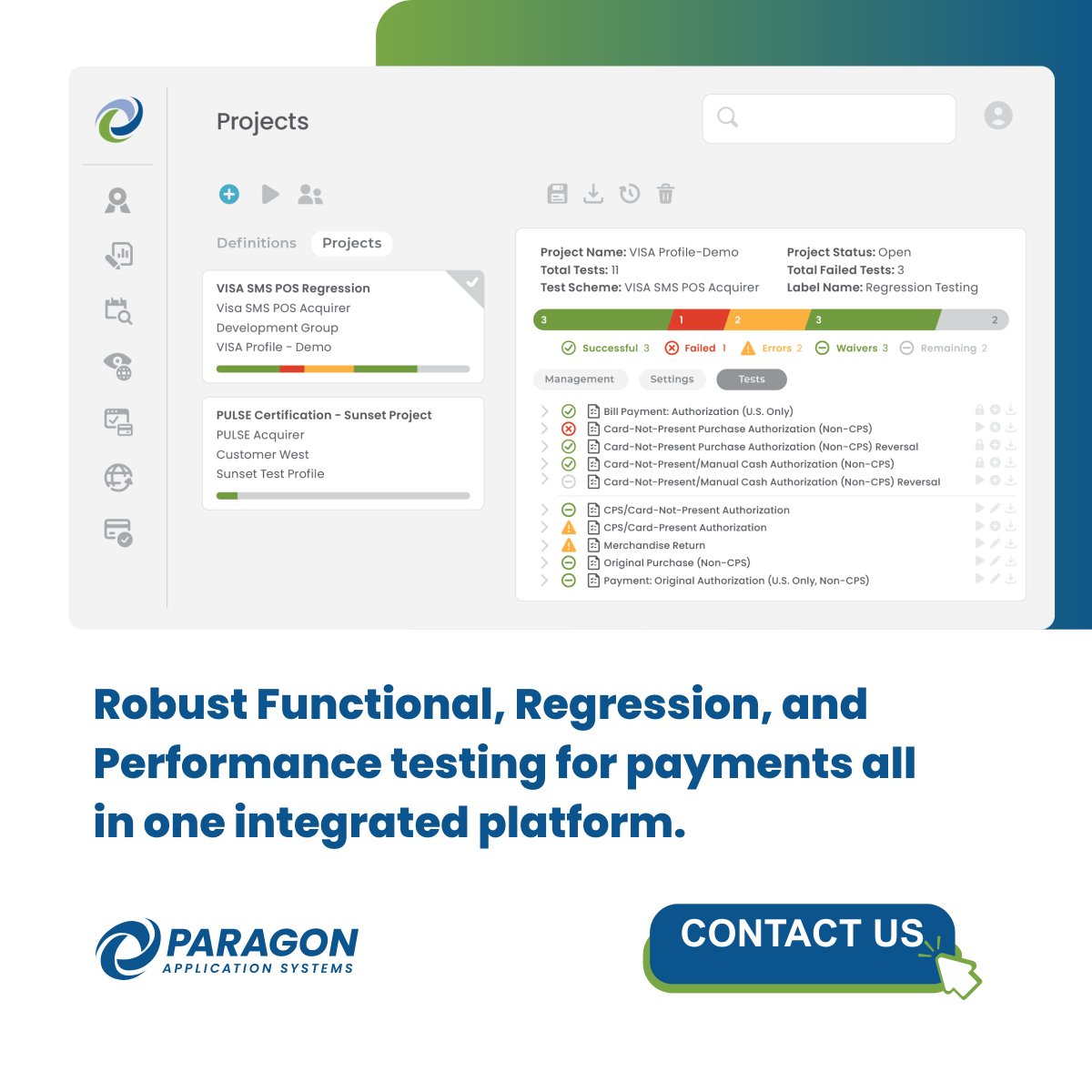ParagonEdge's tweet image. 📣 Web FASTest offers robust functional, regression, and performance testing capbilities in a single platform. We can help simplify and speed up your payments testing environment. 🔤 🚀

To find out more: hubs.li/Q03Ffcl10

#fastertesting #bettertesting #testingautomation