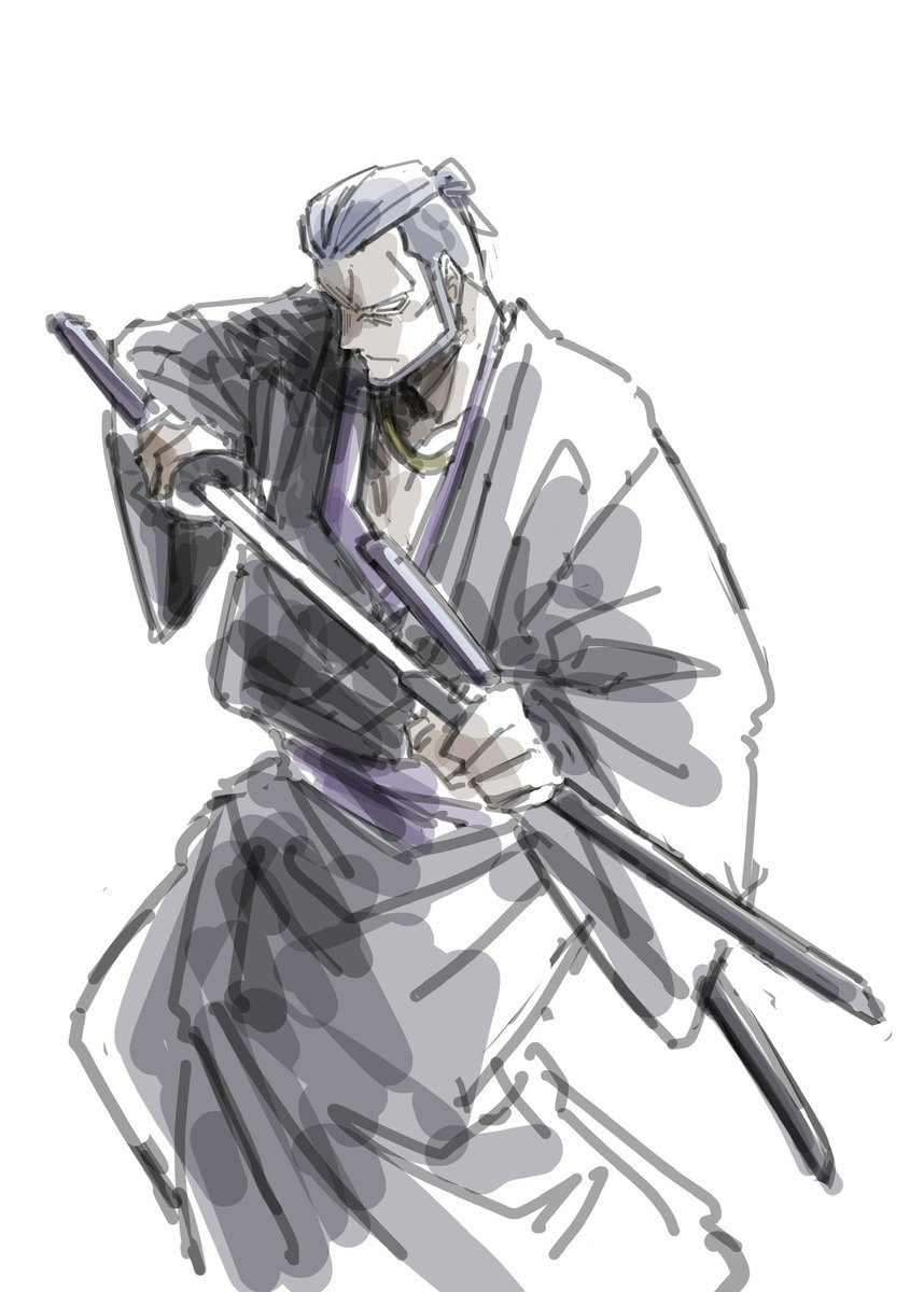 #テンカイチ　ポーズは模写