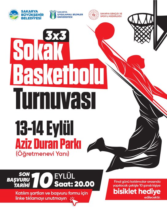 Sakarya’da Basketbol Turnuvası Başlıyor!