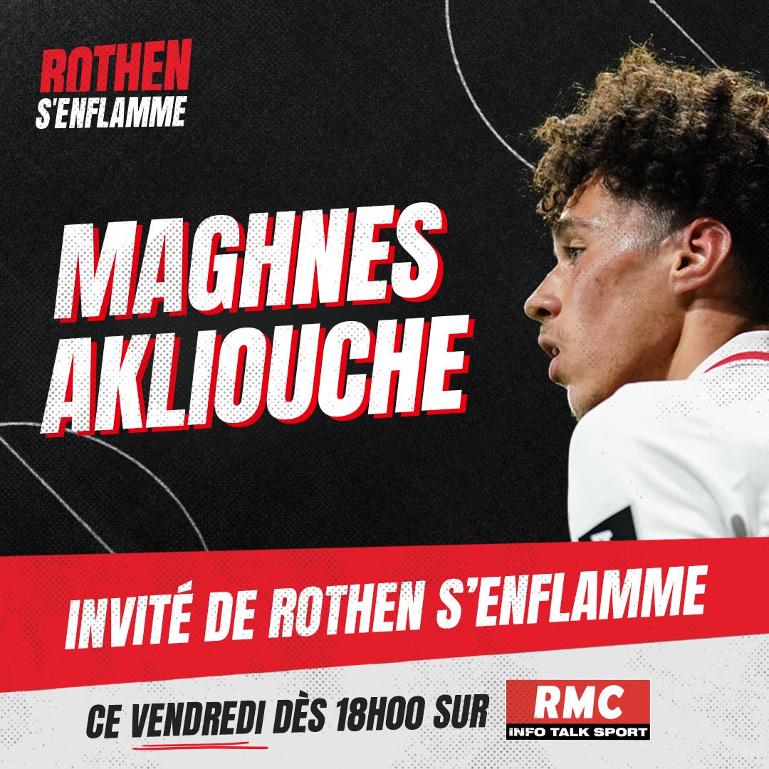 🇫🇷 Tout fraîchement appelé par Didier Deschamps en équipe de France, le milieu offensif de l'AS Monaco Maghnes Akliouche est notre invité exceptionnel ce soir sur <a href="/RMCInfo/">RMC</a> !
