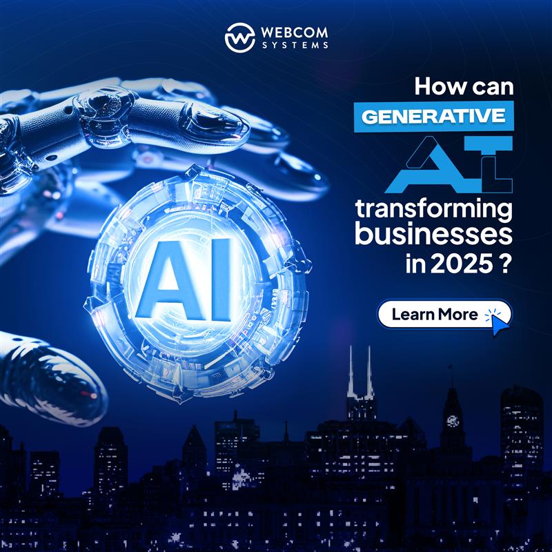 WebcomSystemsAU's tweet image. 🤖 𝐇𝐨𝐰 𝐂𝐚𝐧 𝐆𝐞𝐧𝐞𝐫𝐚𝐭𝐢𝐯𝐞 𝐀𝐈 𝐓𝐫𝐚𝐧𝐬𝐟𝐨𝐫𝐦 𝐁𝐮𝐬𝐢𝐧𝐞𝐬𝐬𝐞𝐬 𝐢𝐧 𝟐𝟎𝟐𝟓 🚀
🌎 bit.ly/4myjZUB
#generativeai #artificialintelligence #futureofbusiness #digitalinnovation #automation #ai2025 #businessgrowth #techtrends #aiintegration