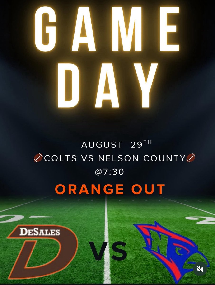 DeSales Basketball (@desaleshoops1) on Twitter photo LET’S GO !!!!!  
Get out to watch Colts football in the home opener tonight. LET’S GO !!!!!  
Get out to watch Colts football in the home opener tonight.