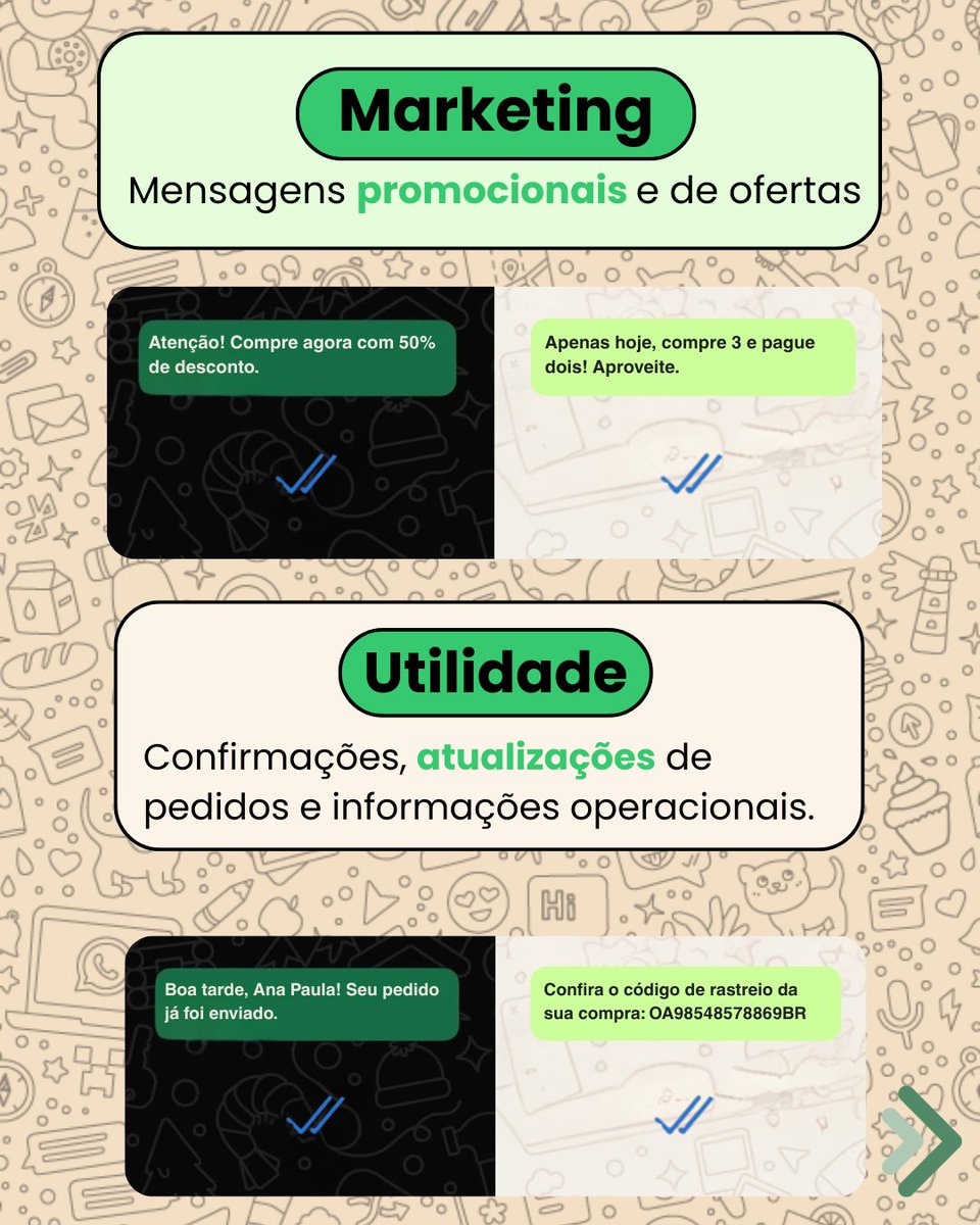 Matrix__go's tweet image. WhatsApp Business API: entenda as Categorias de Conversa 
✅ Fale com a Matrix que é Parceira Oficial da Meta e otimize a sua comunicação!
 📞 0800 604 5555
#MatrixGo #WhatsAppAPI #MetaBusinessPartner #CategoriasDeConversa #MarketingConversacional