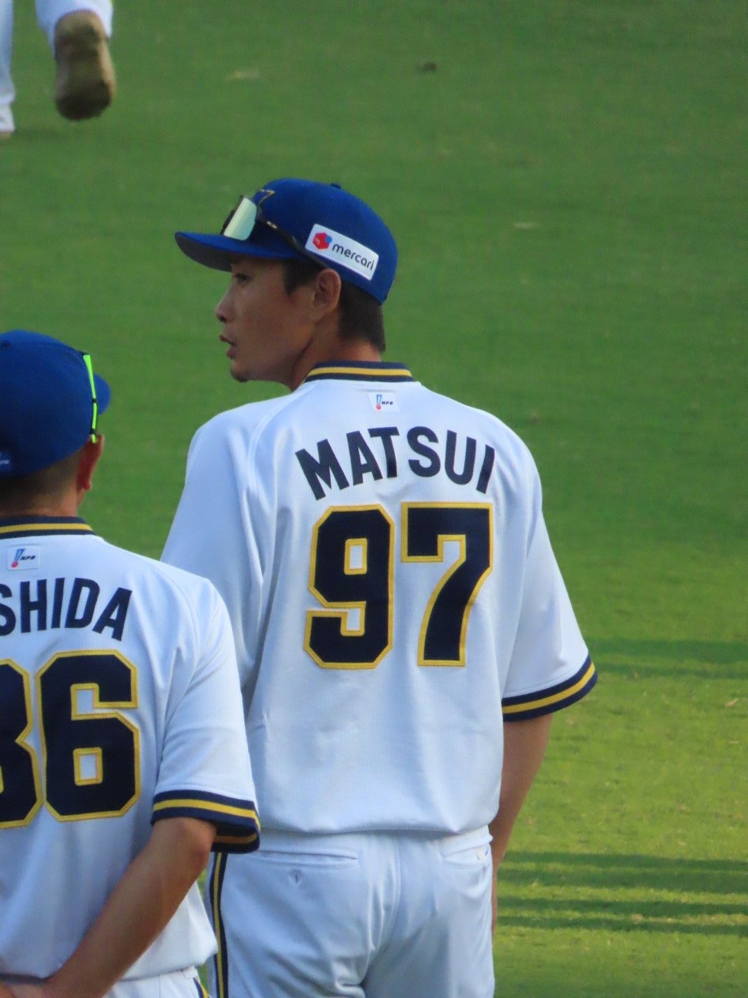松井雅人　実使用　支給　オリックスバファローズ　ユニフォーム　復刻　イチロー 松井雅人 #松井佑介 コーチ #W松井 #ティーバッティング #楽天