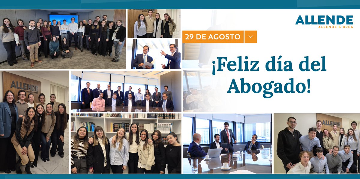 ¡Feliz día del Abogado!

Desde Allende &amp; Brea saludamos especialmente a quienes forman parte de nuestro estudio, y a todos los profesionales que ejercen la abogacía.

Gracias por el trabajo que hacen cada día.