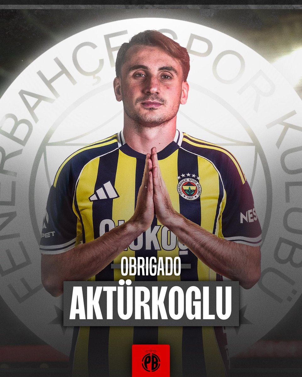 OFICIAL 🚨 Kerem Aktürkoğlu é reforço do Fenerbahçe por 22.5M€ + 2.5M€ em bónus. 

Obrigado por tudo, astro. 🪄🇹🇷