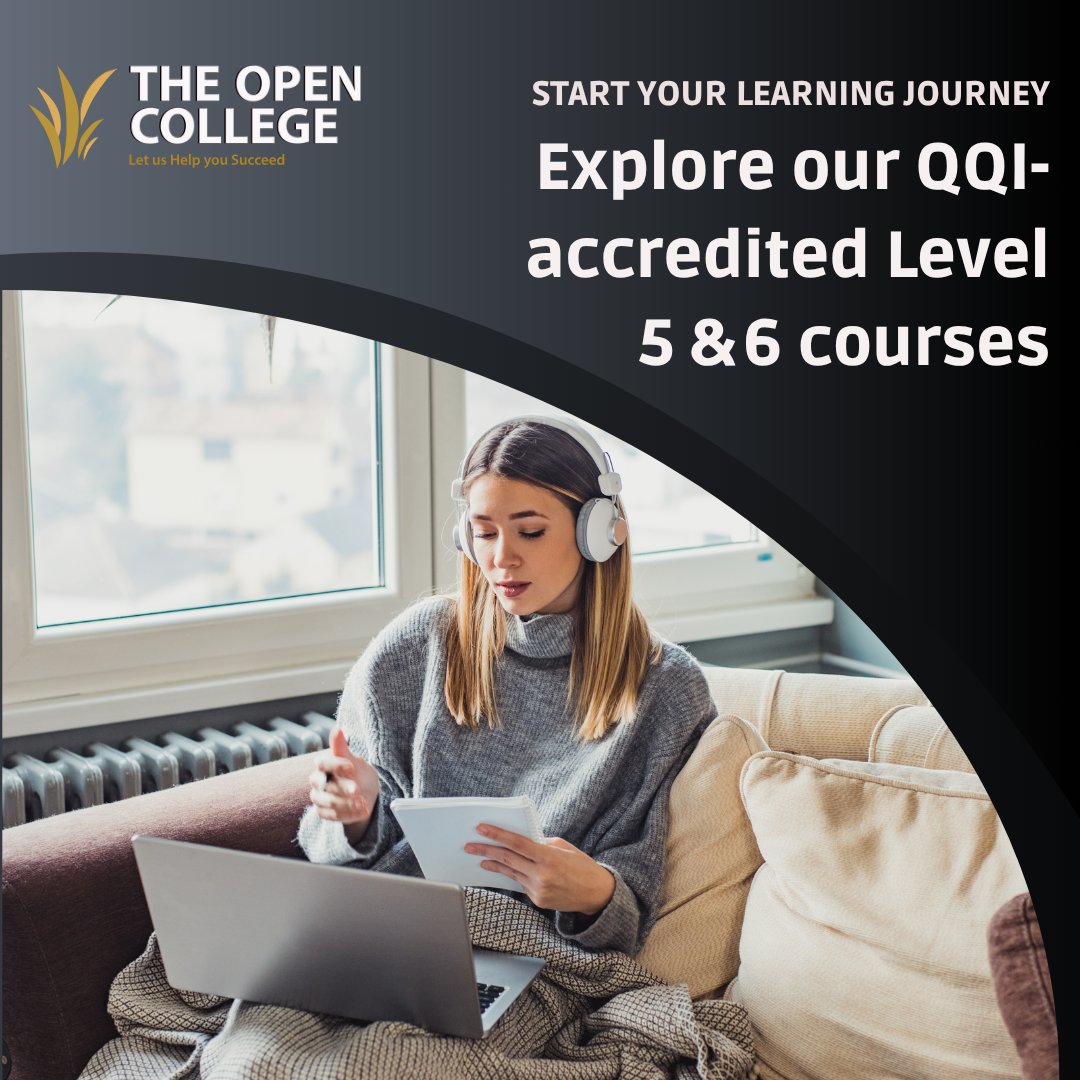 The Open College (@theopencollege) on Twitter photo Explore our QQI-accredited Level  5 & 6 courses. 
 
💡 Study flexibly
🎓 Recognised nationally 
💸 Easy pay plans 
 
theopencollege.com/qqi-online-cou…
 
#QQI #OnlineLearning #Upskill #eLearning Explore our QQI-accredited Level  5 & 6 courses. 
 
💡 Study flexibly
🎓 Recognised nationally 
💸 Easy pay plans 
 
theopencollege.com/qqi-online-cou…
 
#QQI #OnlineLearning #Upskill #eLearning