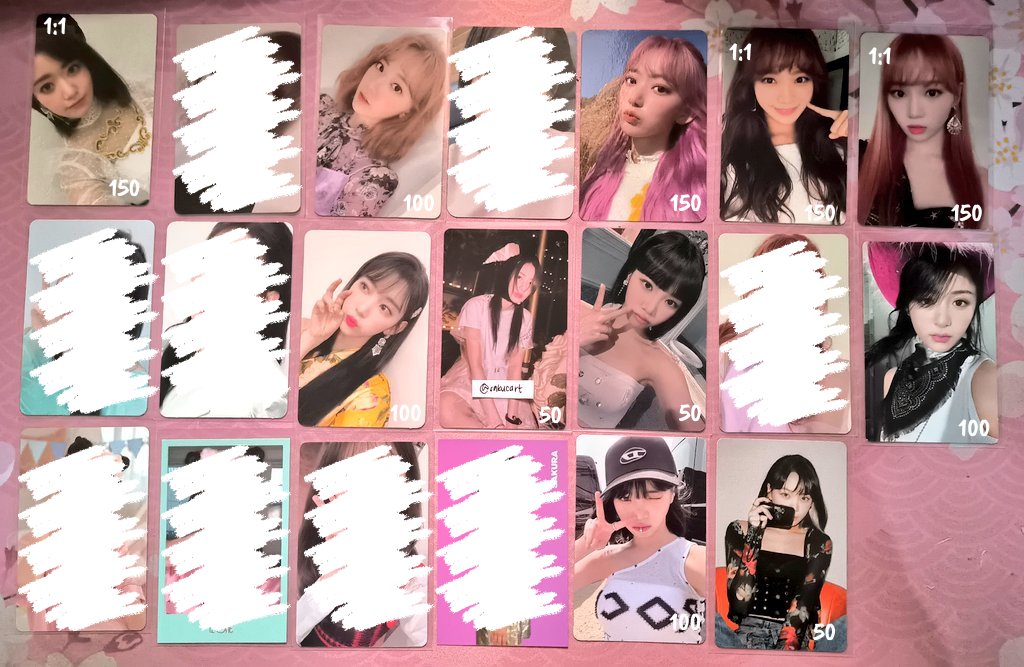 sakucart's tweet photo. wts lfb ph — #sellsbysaku

lesserafim sakura chaewon photocards + yunjin onhand pc
𓏔 onhand; not for sensitive buyers
𓏔 can less 10 ea if getting 2 or more
𓏔 https://t.co/Kz1StsqW1x

t. izone iz*one coloriz heartiz bloomiz oneiric diary onereeler le sserafim antifragile https://t.co/BUzsBhS0Og