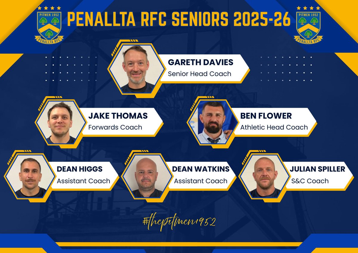 *** 𝗧𝗛𝗘 𝗟𝗘𝗚𝗘𝗡𝗗 𝗥𝗘𝗧𝗨𝗥𝗡𝗦!!! ***

We're delighted to announce our coaching and management structure for the 2025/26 season - check us out here: facebook.com/share/p/1WCt1K…
instagram.com/reel/DN8EOHGCk…

💙💛

#thepitmen1952