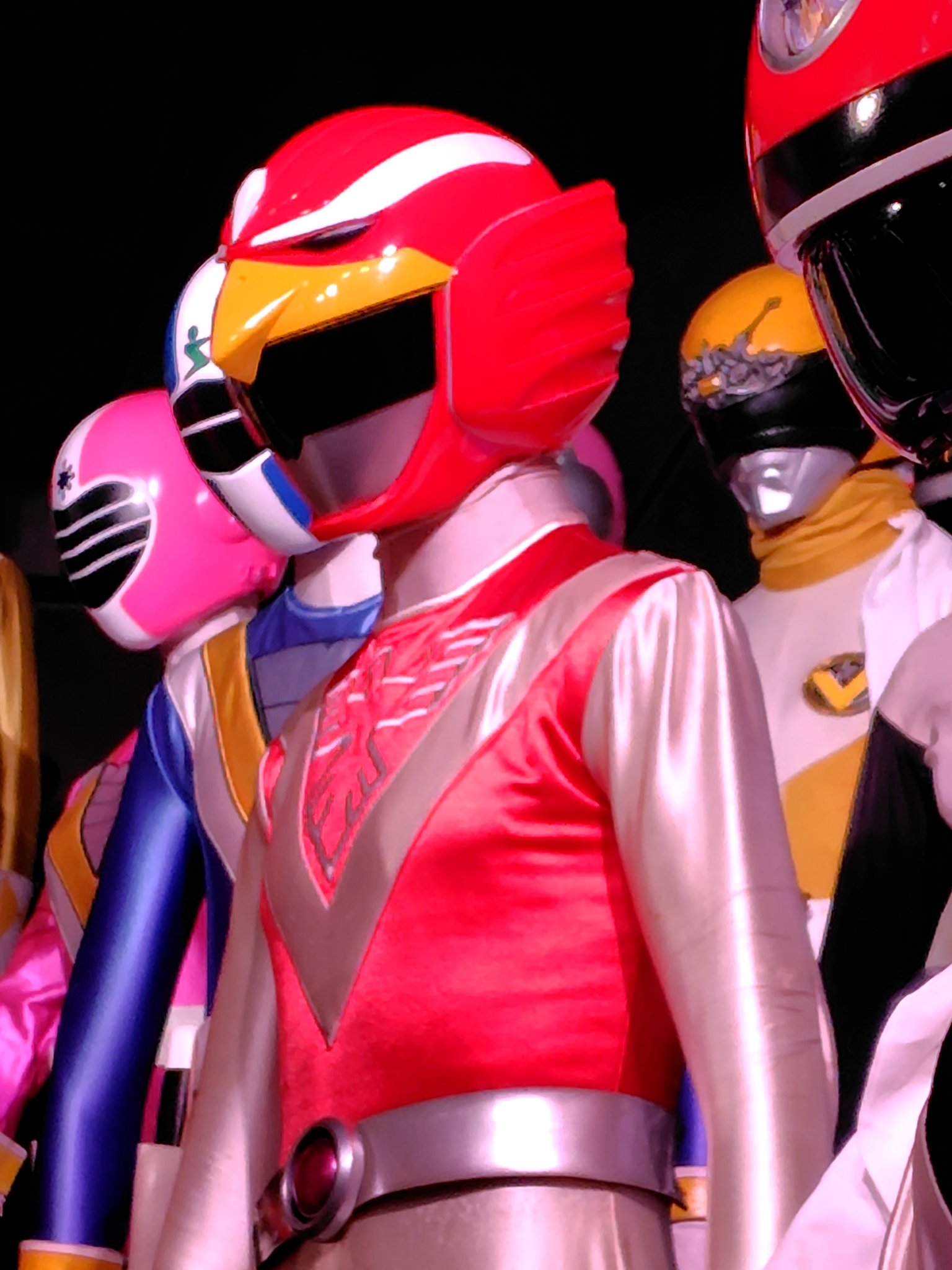全スーパー戦隊展　ネクタイ　ライブマン　レッドファルコン 全スーパー戦隊展 オリジナルブロマイド レッドファルコン