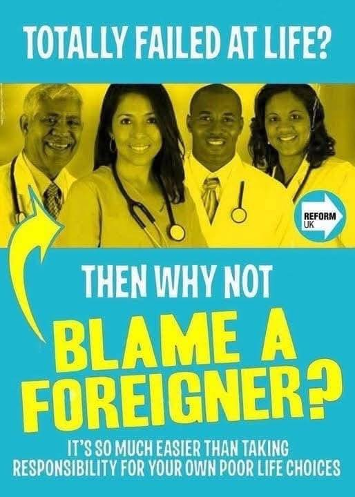 OperaSocialist's tweet image. Despite what Farage and Reform say: immigration is not the reason why your life is shit.