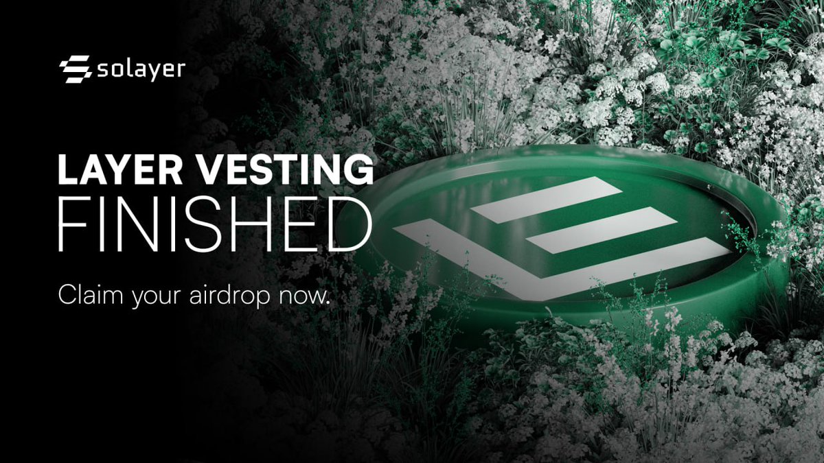 SolayerFdn's tweet image. LAYER token vesting from the Genesis Drop is complete, finishing on epoch 860. 💚

To date, over 12% of the token supply has been distributed to the community. 

Season Two is now live and will reward ecosystem users and early adopters of upcoming releases.