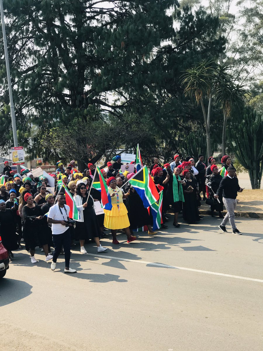 As part of the closing events for #WomenMonth2025 the JPP LM led a powerful street march to raise awareness about issues affecting women in communities. The march started at the JPP offices &amp; concluded at Peace Hall, drawing participants from various sectors of society.