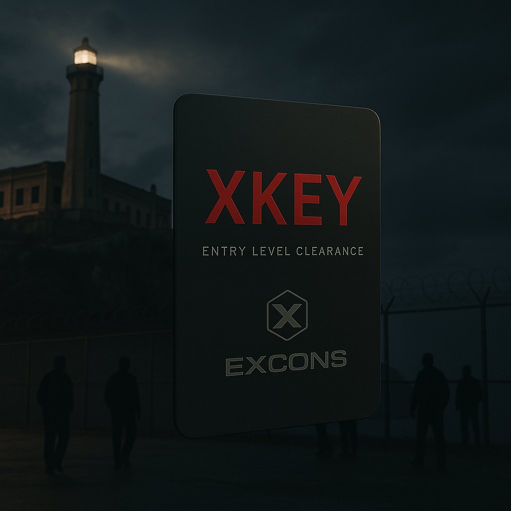 exconsempire's tweet image. 🎁 1 xKEY GIVEAWAY 🎁

To enter:
1️⃣ Tag 2 frens
2️⃣ Like + RT
3️⃣ Join Discord, say Hi: discord.gg/CyaSKg283s

@PulsarMvX send 100 TADA to 100 reactions

⏳ Winner picked in 24h.
The prison stays locked. Unless you hold the key.
#excons #OperationFreedom