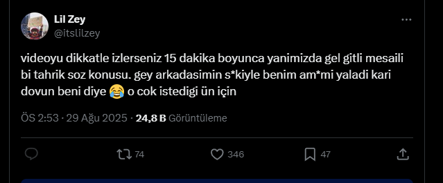 bi aisu nun cevaba bak bide  lilzeye bak kahkaha attım aradaki farka amk