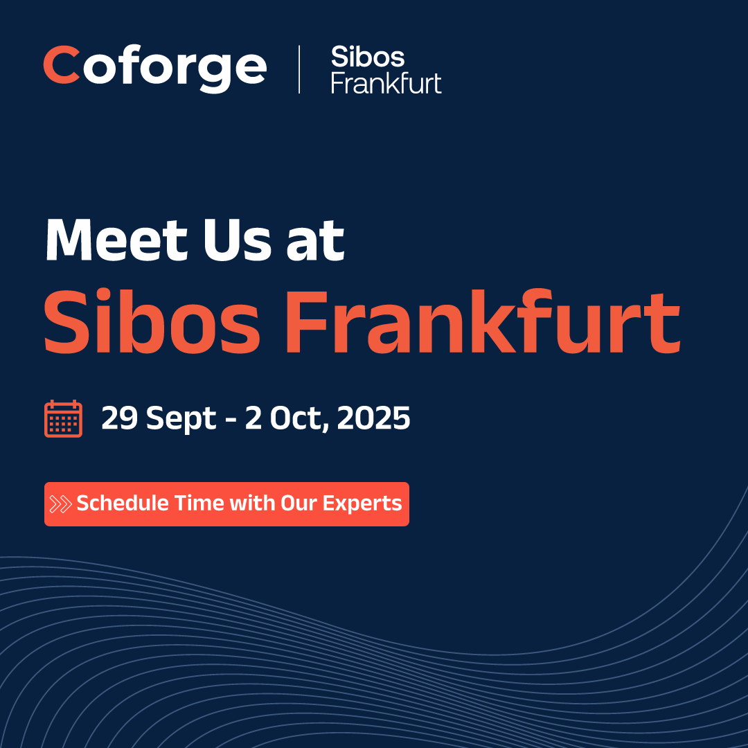 Coforge_Tech's tweet image. At @Sibos 2025 in Frankfurt, Coforge leaders will host exclusive executive conversations on how global financial institutions can accelerate modernization across core banking, payments, securities, and risk.

Learn more: lnkd.in/g2pp4tvd

#Sibos2025