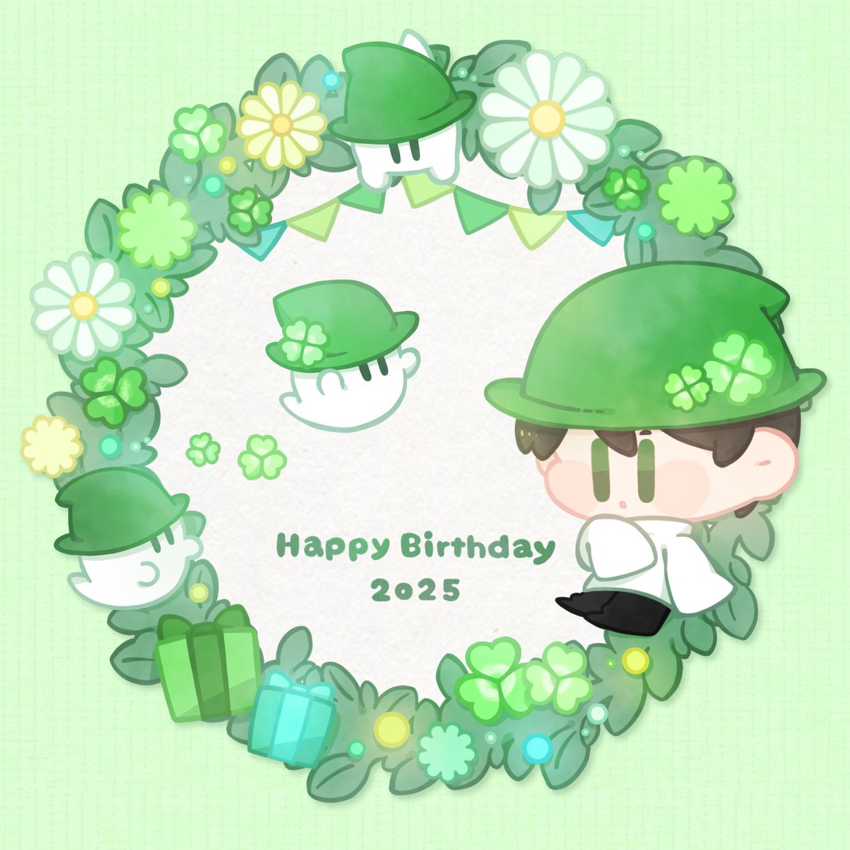 おめでとうございます #みどりくんの誕生日2025」|amaのイラスト